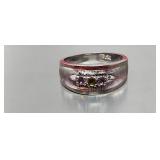 .925 Sterling & Gemstone Mothers Ring Size 8.5