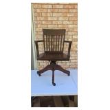 Vintage wooden office chair