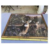 24 x 30 deer framed print