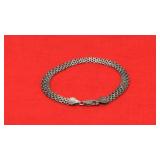 .925 Italy Sterling Chain Bracelet 5.40g