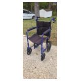 Medline folding transport chair