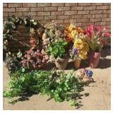 Artificial flowers,wreath, garland and more