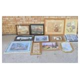 Wall art , small mirror, pitcher frame and more