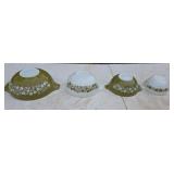 Set of 4 Pyrex crazy daisy nesting bowls