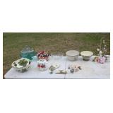Centerpiece bowls cake stand seashells