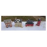 Lighted country theme post office General Store
