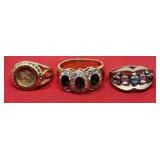 Electroplated Fashion Rings
