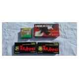 4 boxes of 9 mm Luger.