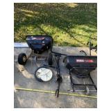 Agri-Fab and Husker sprayers with hitch bars and