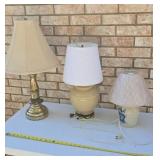 Three lamps