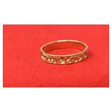 14k Yellow Gold Ring True Love Waits Size 8.5