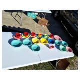 24 pieces of Fiestaware
