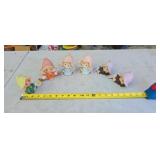 Homco pixie elf figurines