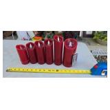 Battery operated flickering candles with remote