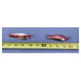 Two spoon fishing lures