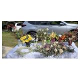 Artificial flower arrangements