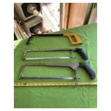 Servess hand saw with two others, one missing