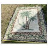 48 x 70 palm tree blanket
