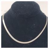 18" Italy .925 Sterling Necklace 6.15g