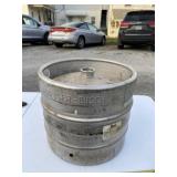 Budweiser empty pony keg