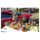 Flower arrangement vases.
