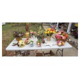 Flower arrangements basket