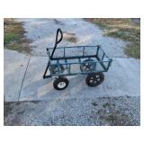 Wagon with fold down sides