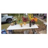 Flower arrangement & vases