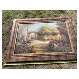 Garden print framed print 32.5 x 44.5