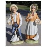 8" bisque figurines