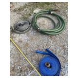 Three water hoses 1 1/2 inch for pump 824