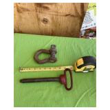 Hitch pin and clevis