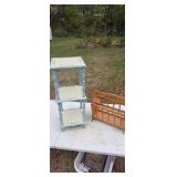 Three tier stand magazine rack