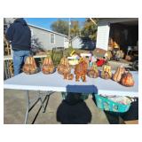 Thanksgiving decorations covered turkey with
