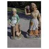 10"&12" bisque figure