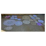 hand-crocheted Doilies