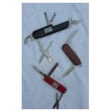 3 pocket knives