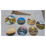 Painted saw blades