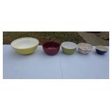 11" to 5 1/2" bowls