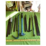 Files and pry bars