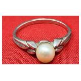 Marked Sterling  P.C. Ring Size 8 2.17g
