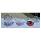 Cake stands glassware