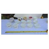 Coffee cups including Pyrex