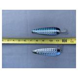 Two spoon fishing lures