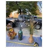 Three silk flower arrangements