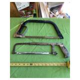 12ï¿½ bow saw and Crescent Tool Company saw