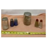 Salt & pepper shakers and 1920ï¿½s Hoosier glass