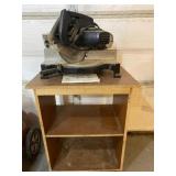 Black & Decker power miter saw with roll around