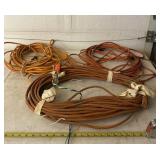 Three extension cords.