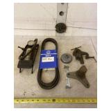 Air foot pump, Cub Cadet belt and more.